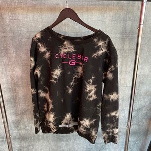 CycleBar tie dye crew neck new with tags